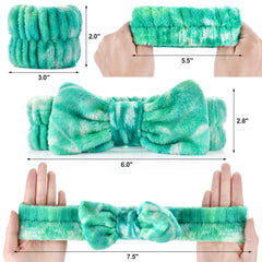 Munecas Wteehn para lavado facial absorben agua y evitan salpicaduras.