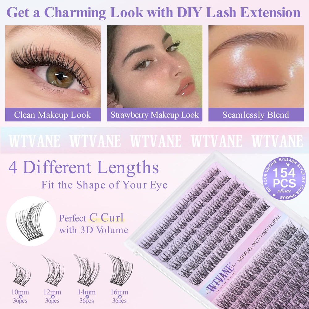 wtvane variedad de longitudes 10-16 mm para personalizar estilo