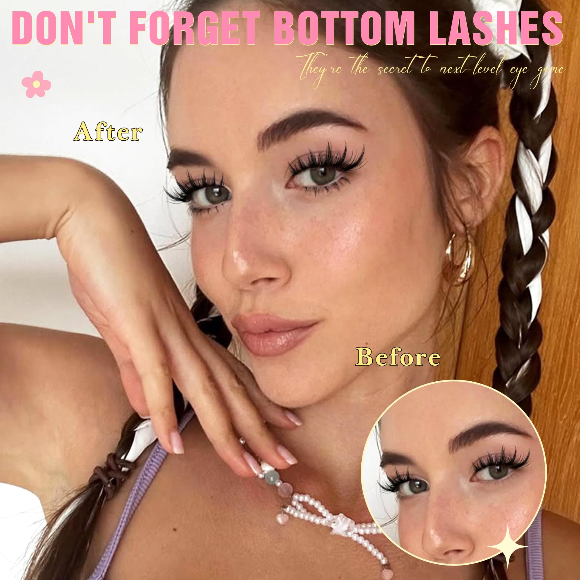 wtvane conjunto diy pestañas estilo salón para uso en casa