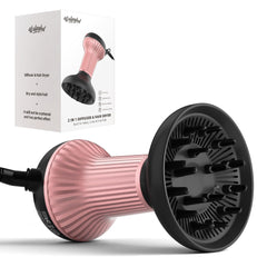 Difusor secador 2 en 1 de WUFAYHD para rizos definidos y sin frizz