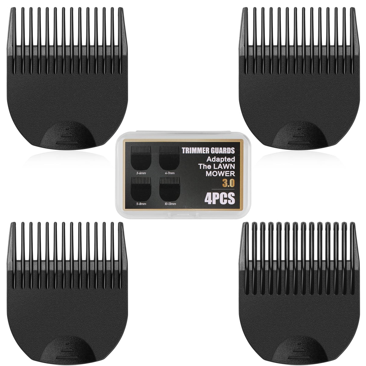 Guardas Wusuker para Lawn Mower 3.0, longitudes ajustables para recortes precisos.