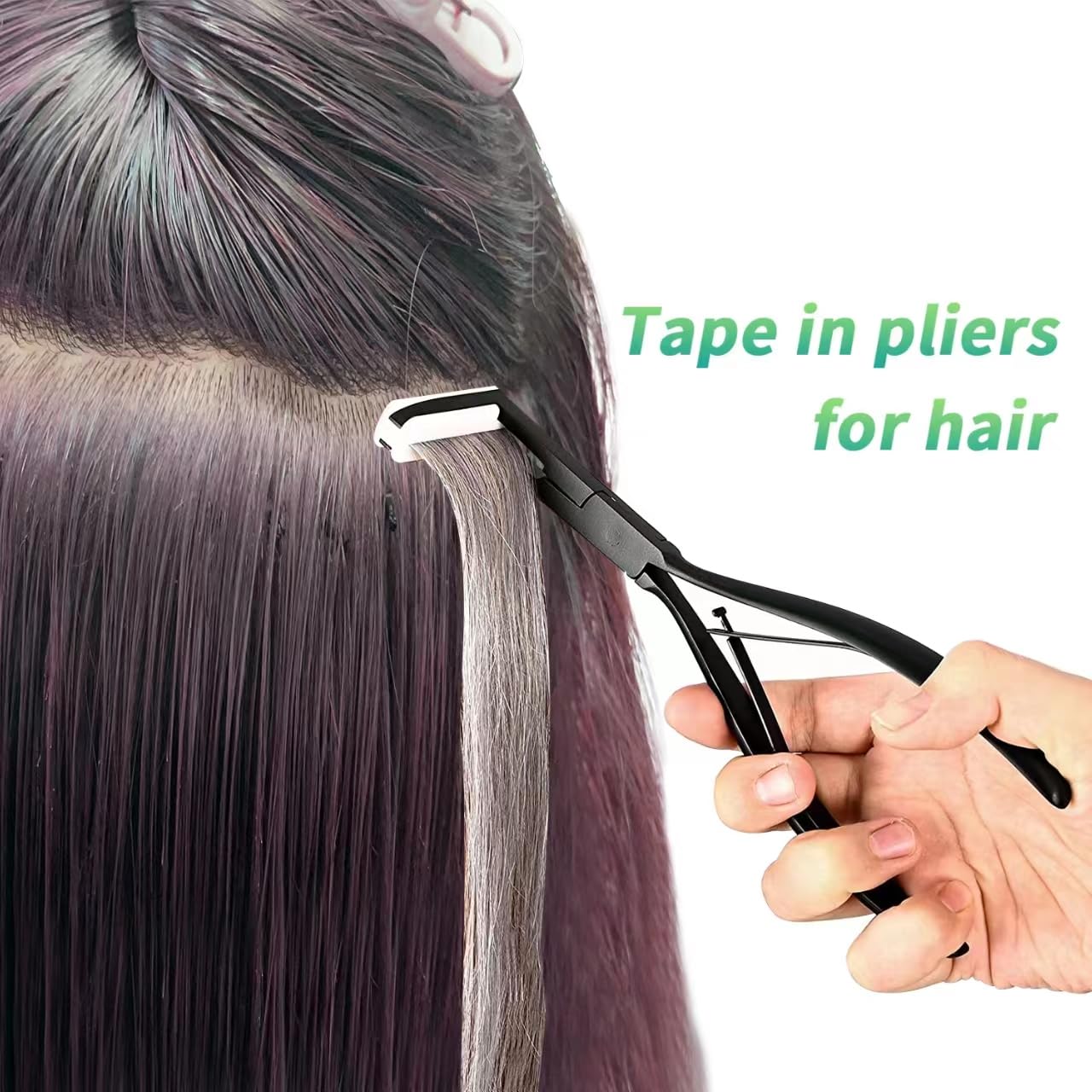 Clips para cabello wxfhtda permiten sujetar mechones durante la instalación.