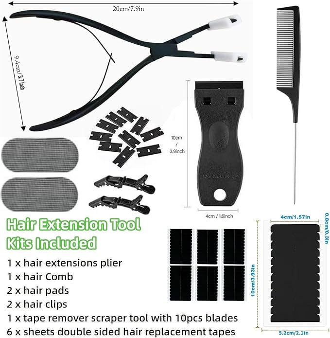 Peine incluido de wxfhtda facilita separar y preparar el cabello antes de aplicar.