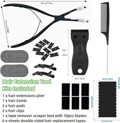 Peine incluido de wxfhtda facilita separar y preparar el cabello antes de aplicar.