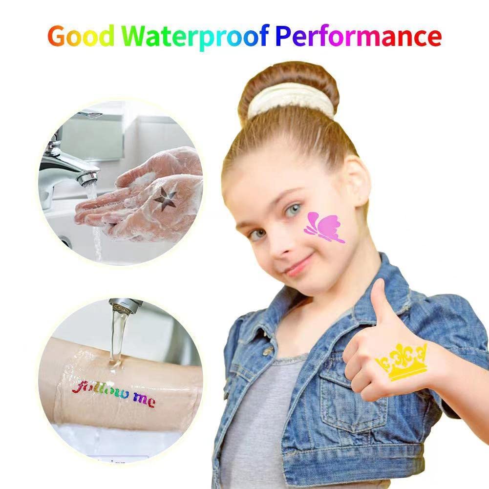 Regalo perfecto para fiestas infantiles con el kit de tatuajes WXFHTDA