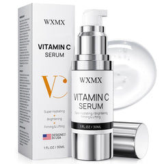 Sérum WXMX Super C dans sa bouteille, hydratation profonde pour peau mature.