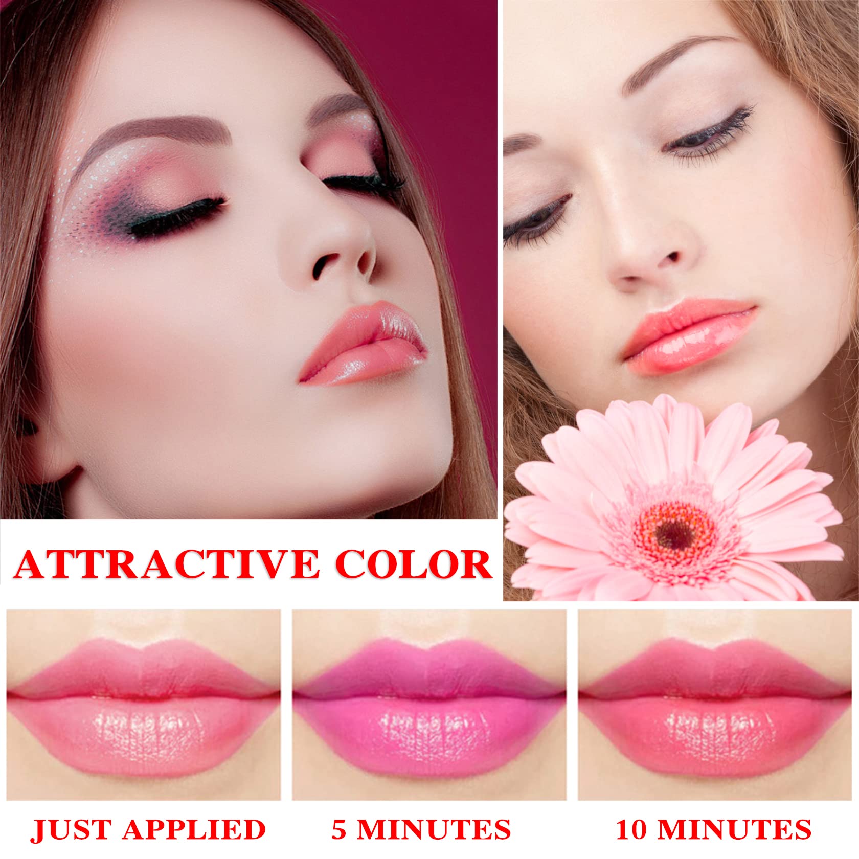 WYBLZPXZ brillo que cambia color por temperatura realza labios