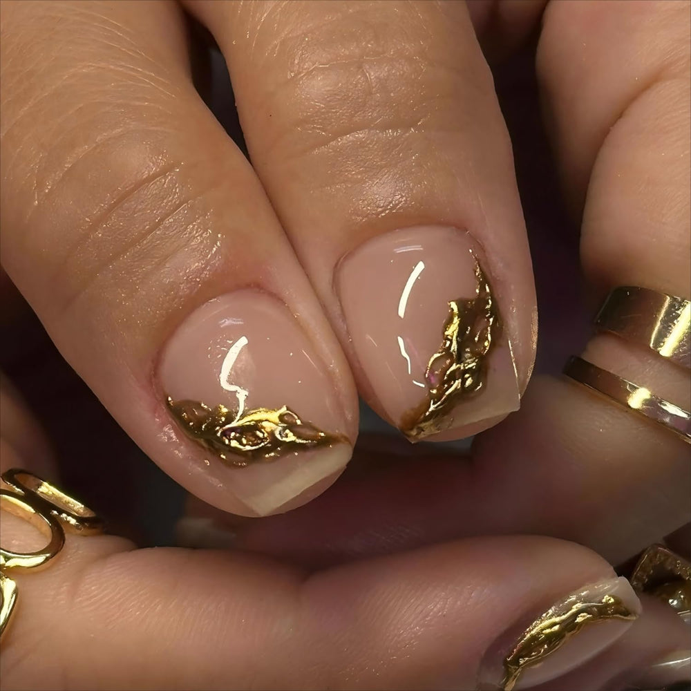 Uñas WYFHDT adhesivo en gel para aplicación rápida y reutilizables
