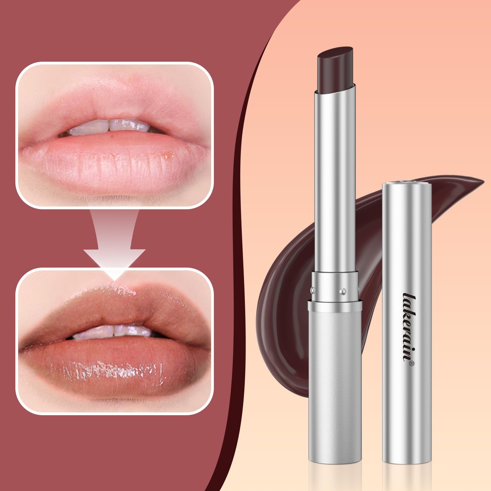 Wyihg labial miel tono cereza natural para un toque sutil.
