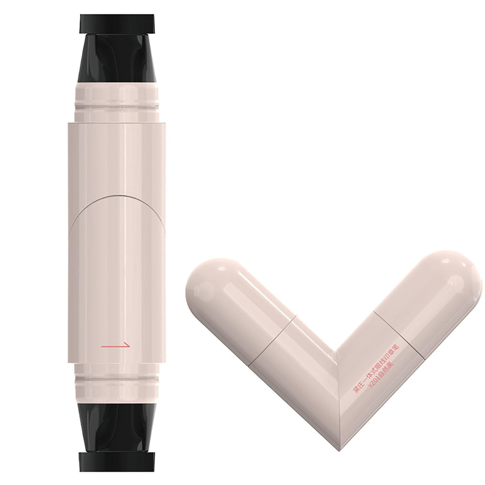 Delineador X.O. GOLD-888 con sello plegable para alas precisas.