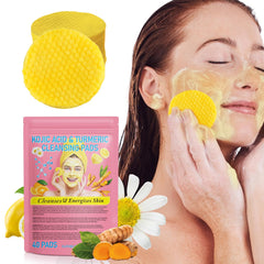 Xaarty pads curcuma-kojico, limpieza suave para equilibrio de la piel