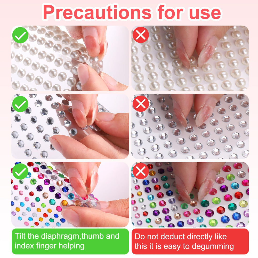 Accesorios brillantes XANGNIER para cabello y manualidades