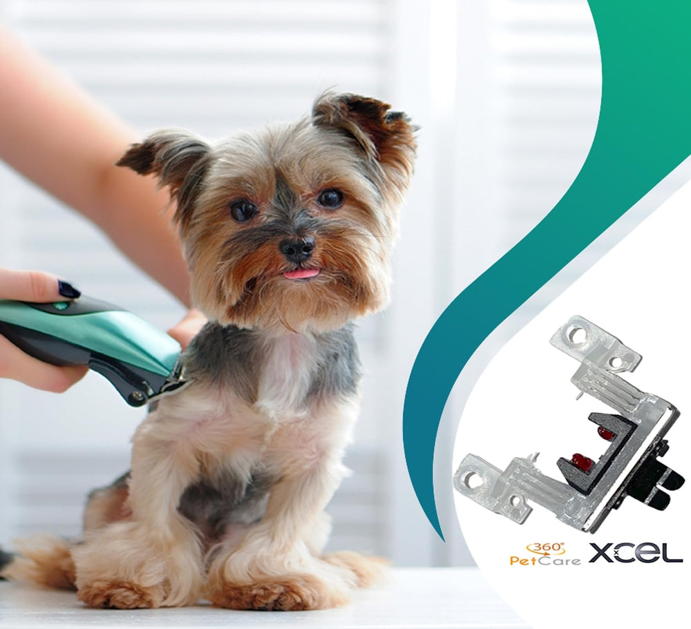 XCEL guía de hoja facilita un corte suave incluso con pelo grueso.