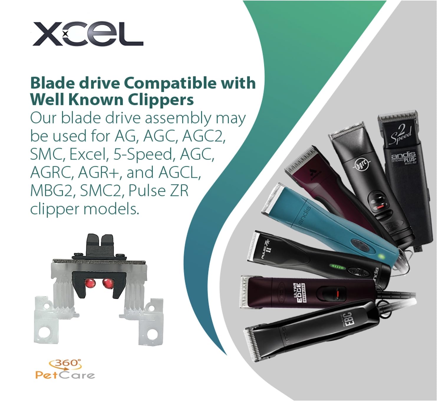 XCEL guía de hoja pack de 3 unidades para recortadoras compatibles.
