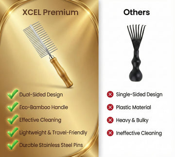 XCEL, extiende la vida de las brochas manteniéndolas limpias.