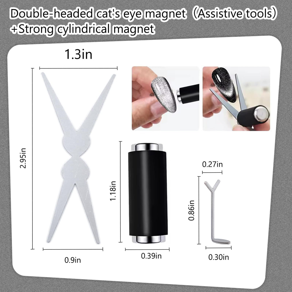 Placas de hierro tijera para francés y ojo-de-gato de XEAOHESY.