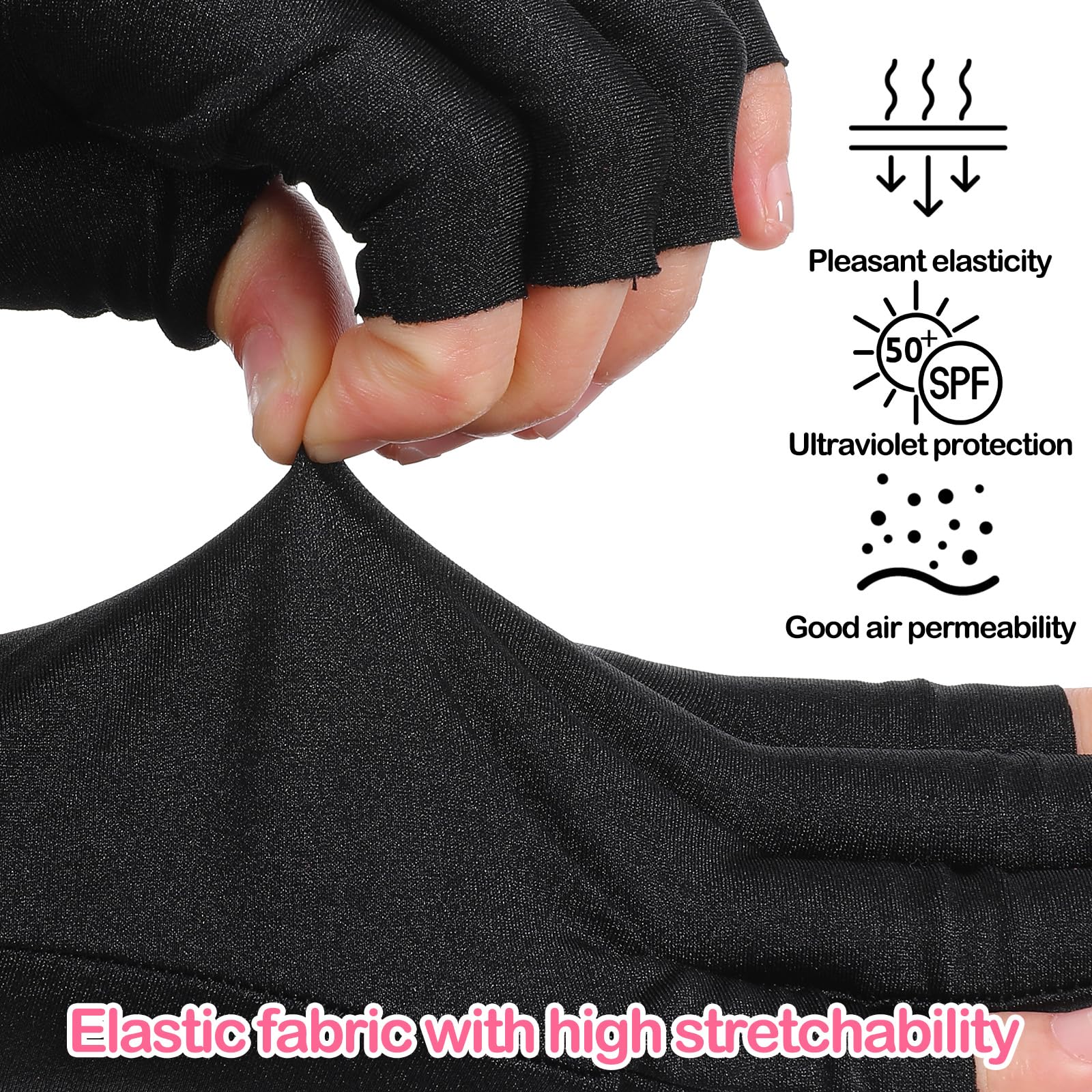 Xelsluthe guantes UV con protección UPF, protección solar confiable
