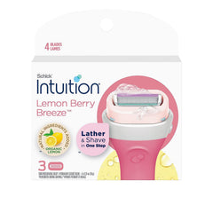XFQUIJ Intuition Limón recambio de afeitado suave en empaque frontal
