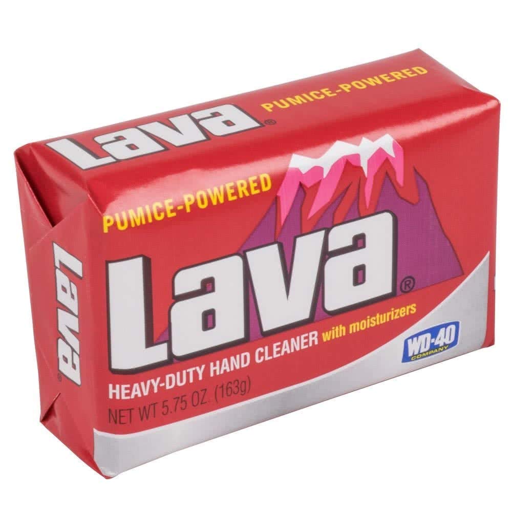 XFQUIJ Lava Bar jabón de manos con piedra pómez para suciedad resistente