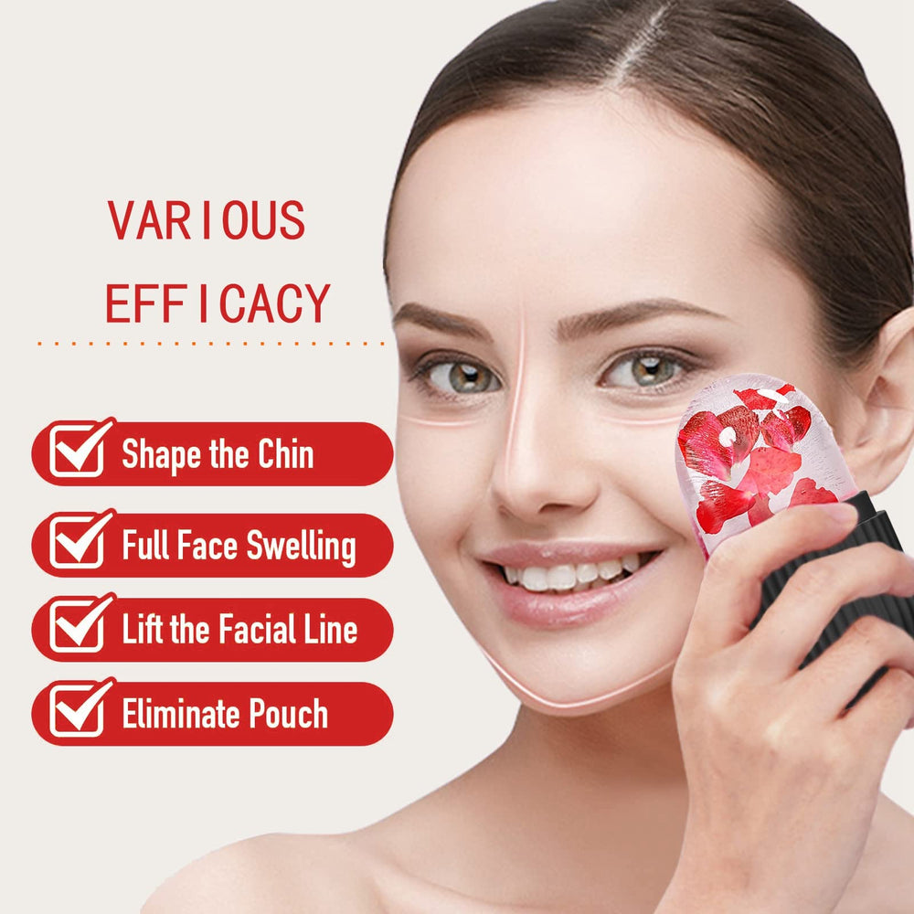 XHJRI aplicación circular para contorno facial y mejor circulación sanguínea.