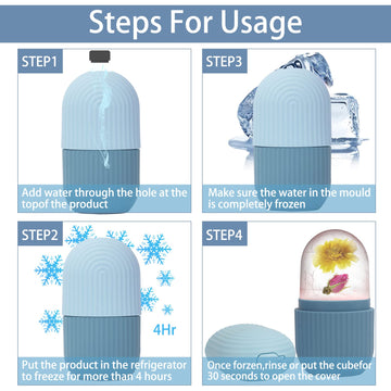 XHJRI cubos reutilizables para hielo, opciones suaves para la piel.