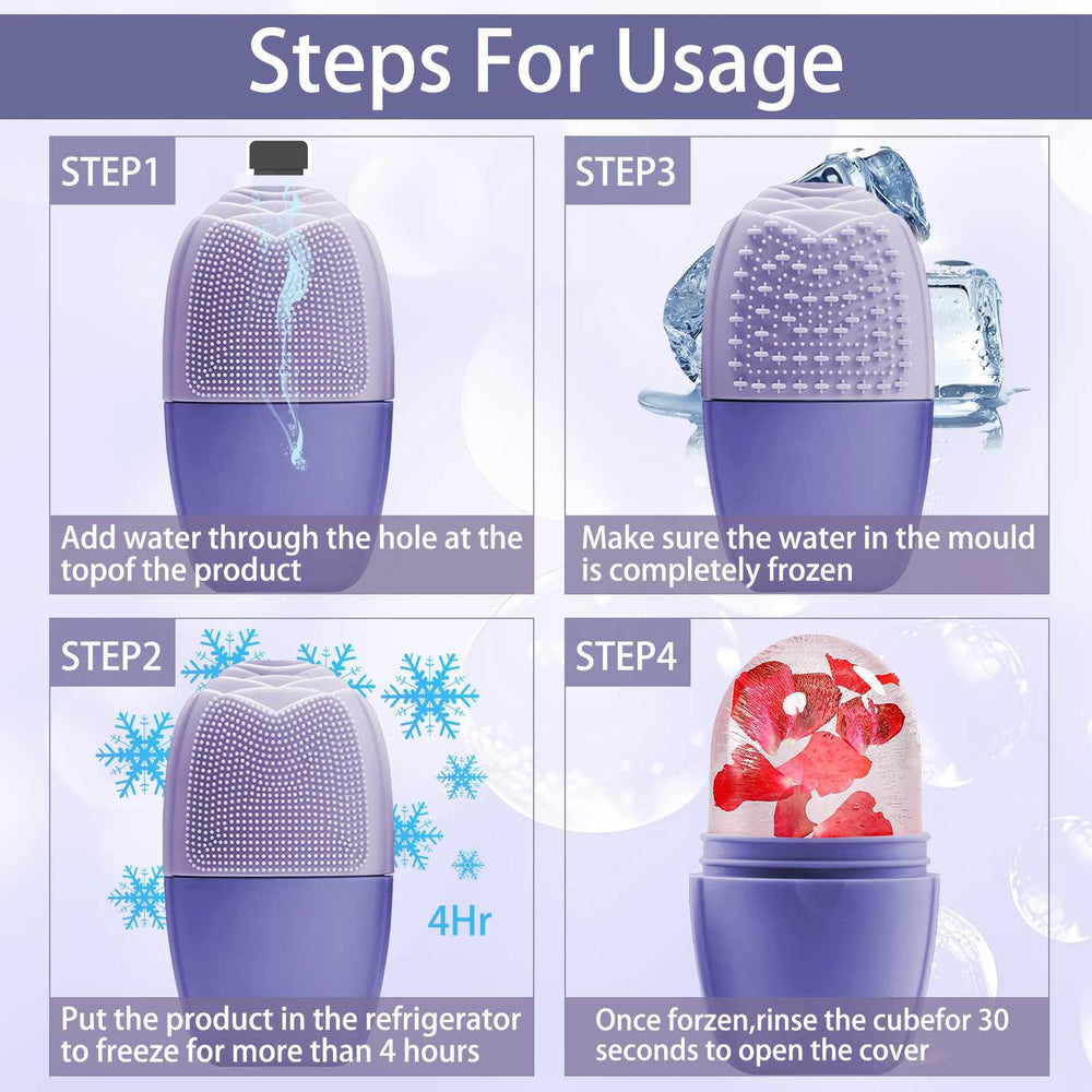 XHJRI moldea cubos de hielo para tratamientos caseros de belleza y reducción de inflamación