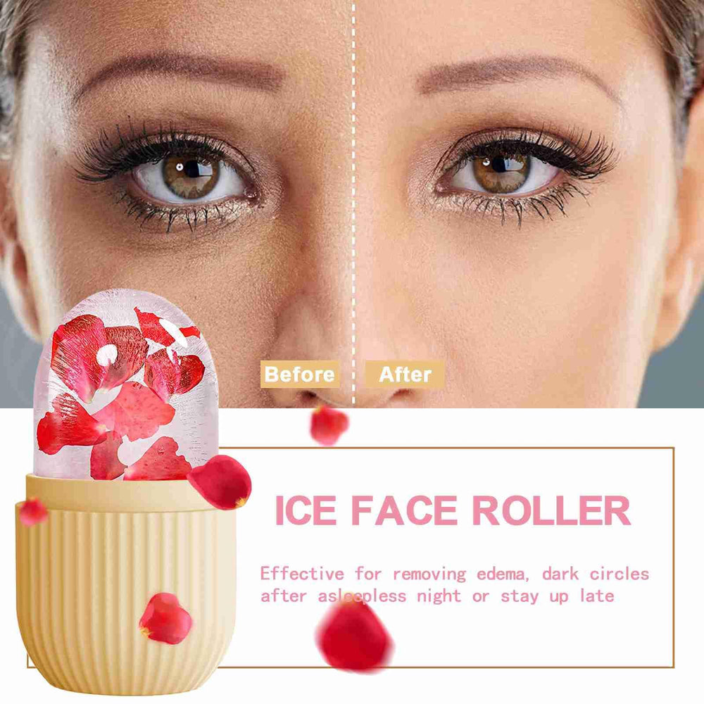 XHJRI rodillo de hielo para los ojos: alivia la hinchazón matutina.