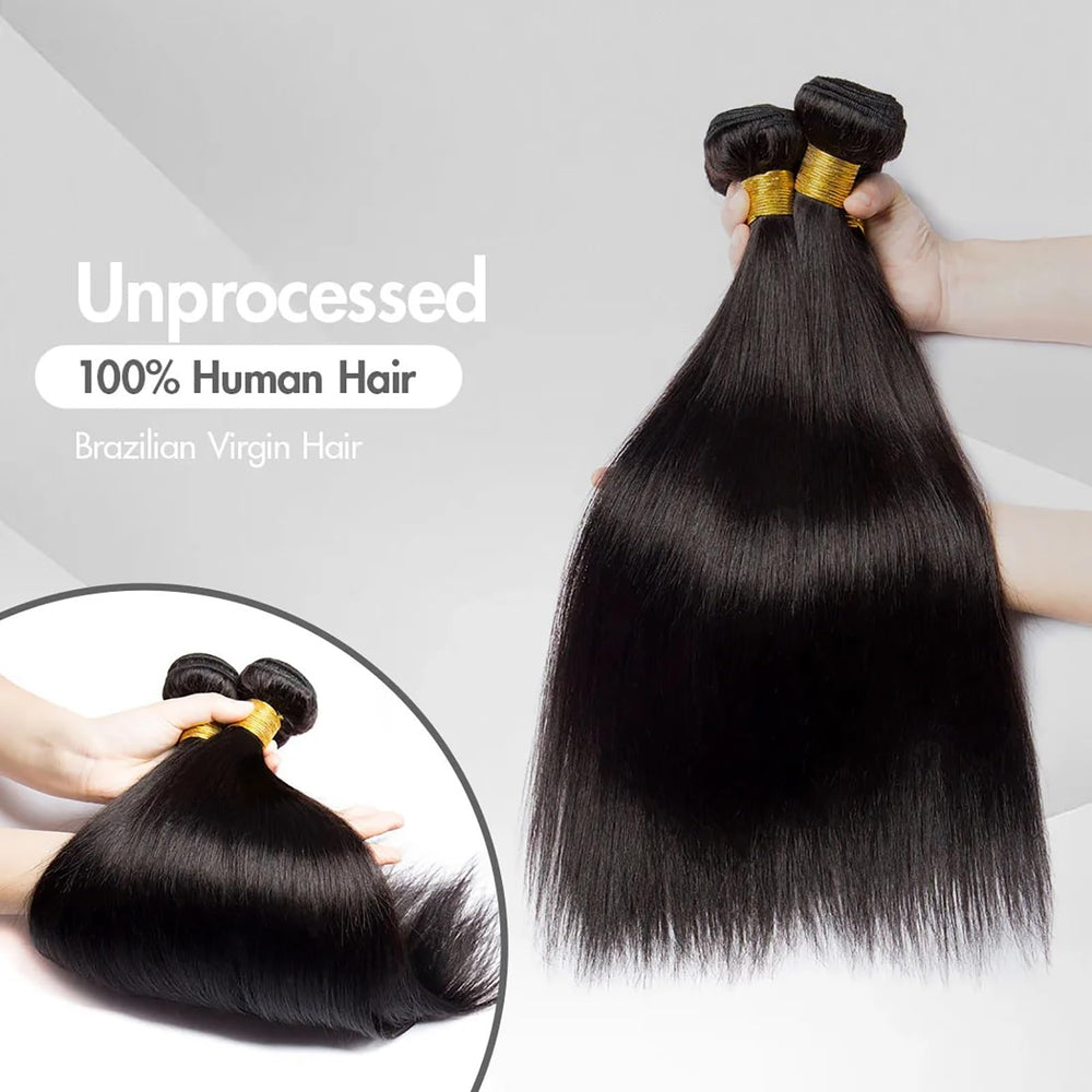 XiAnyun cabello negro natural, listo para teñir o peinar diariamente.