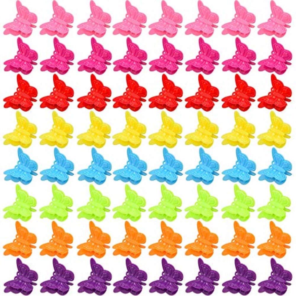 Clip de pelo mariposa XIEHE en colores variados, ideal para peinados diarios.