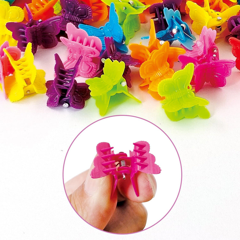 Pinzas mariposa XIEHE para diario, coloridas y duraderas.