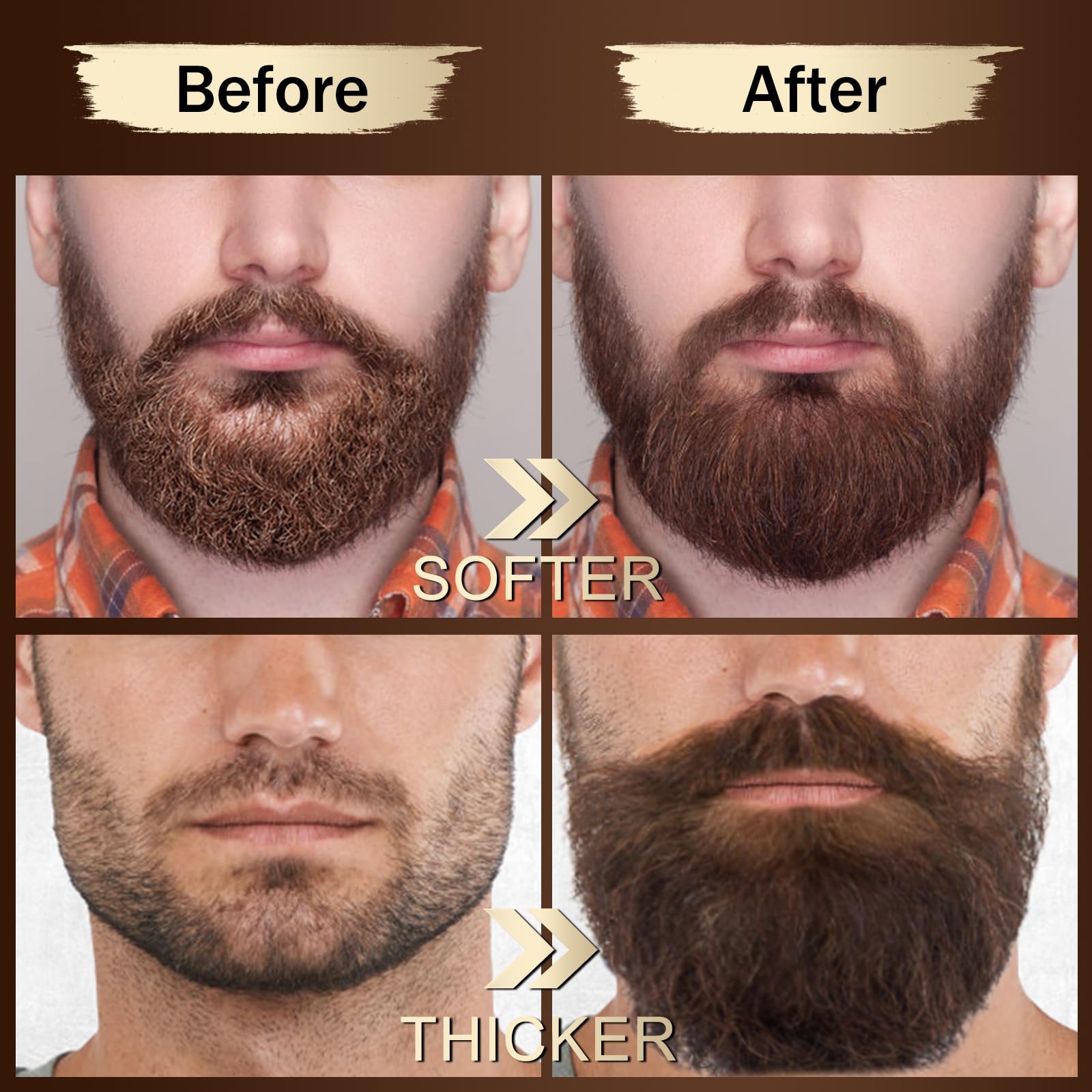 XIKEZAN serum para barba doble, reduce picor y nutre desde la raíz.