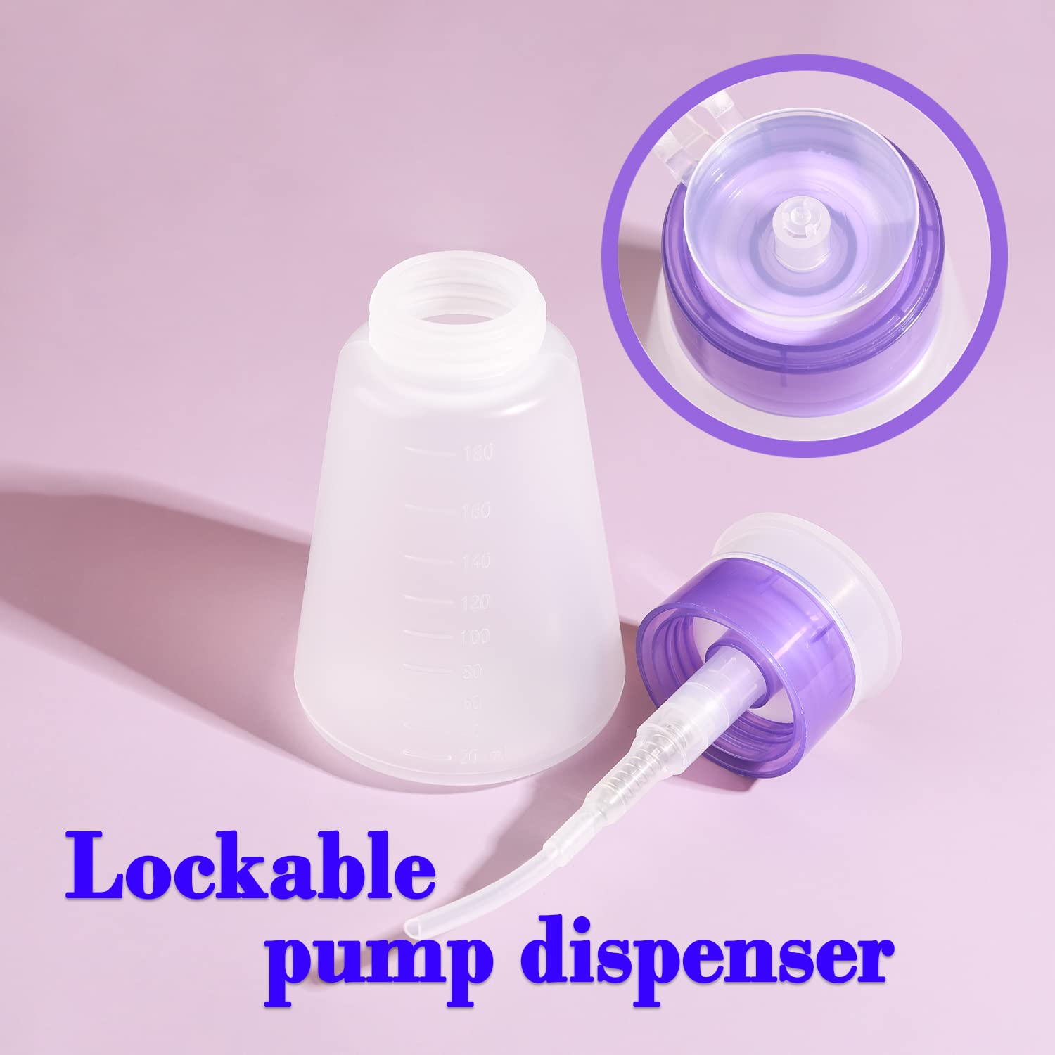 xilazab dispensador portátil de 180 ml, ideal para cosmética.