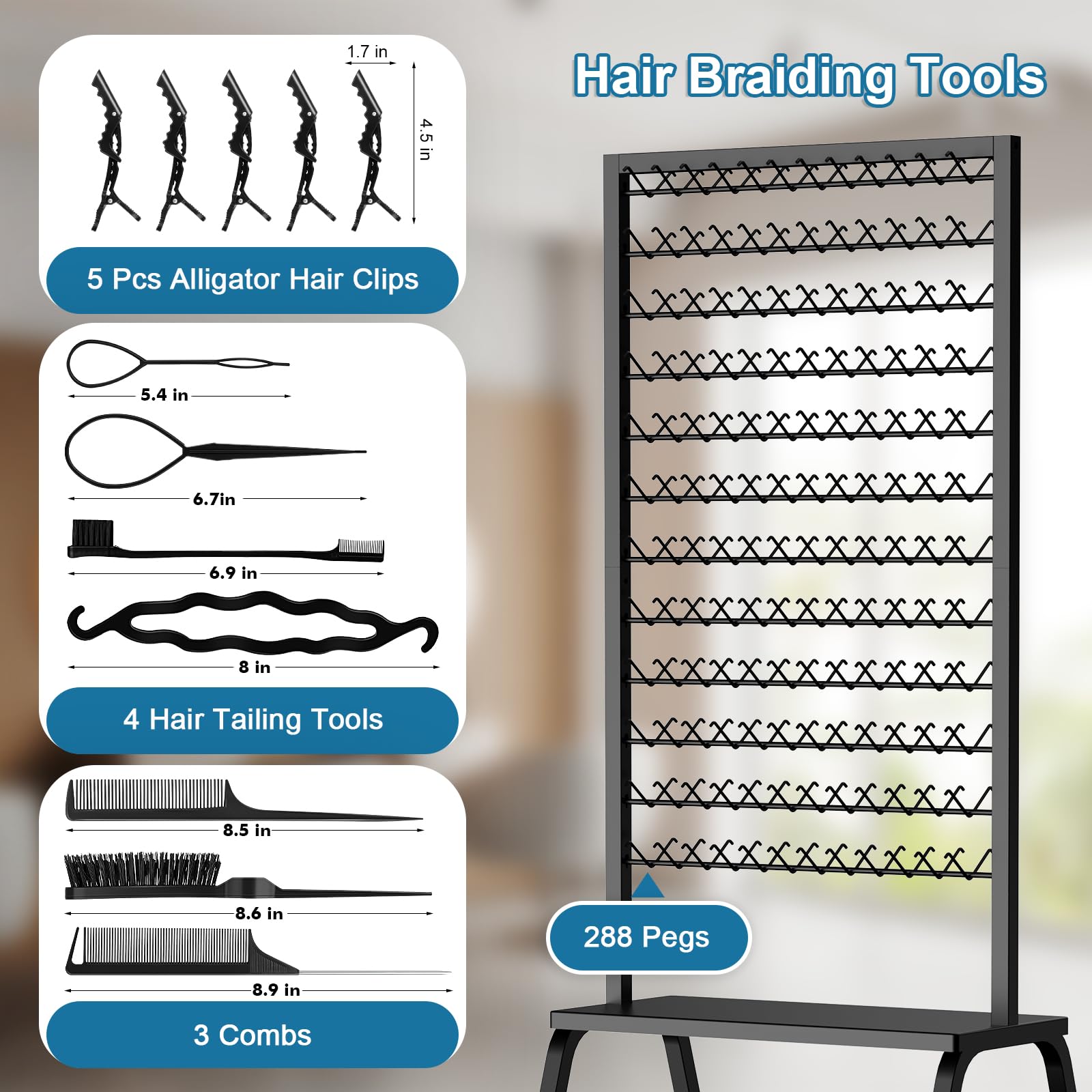 XINTUO outils inclus pour démarrer rapidement les tresses professionnelles