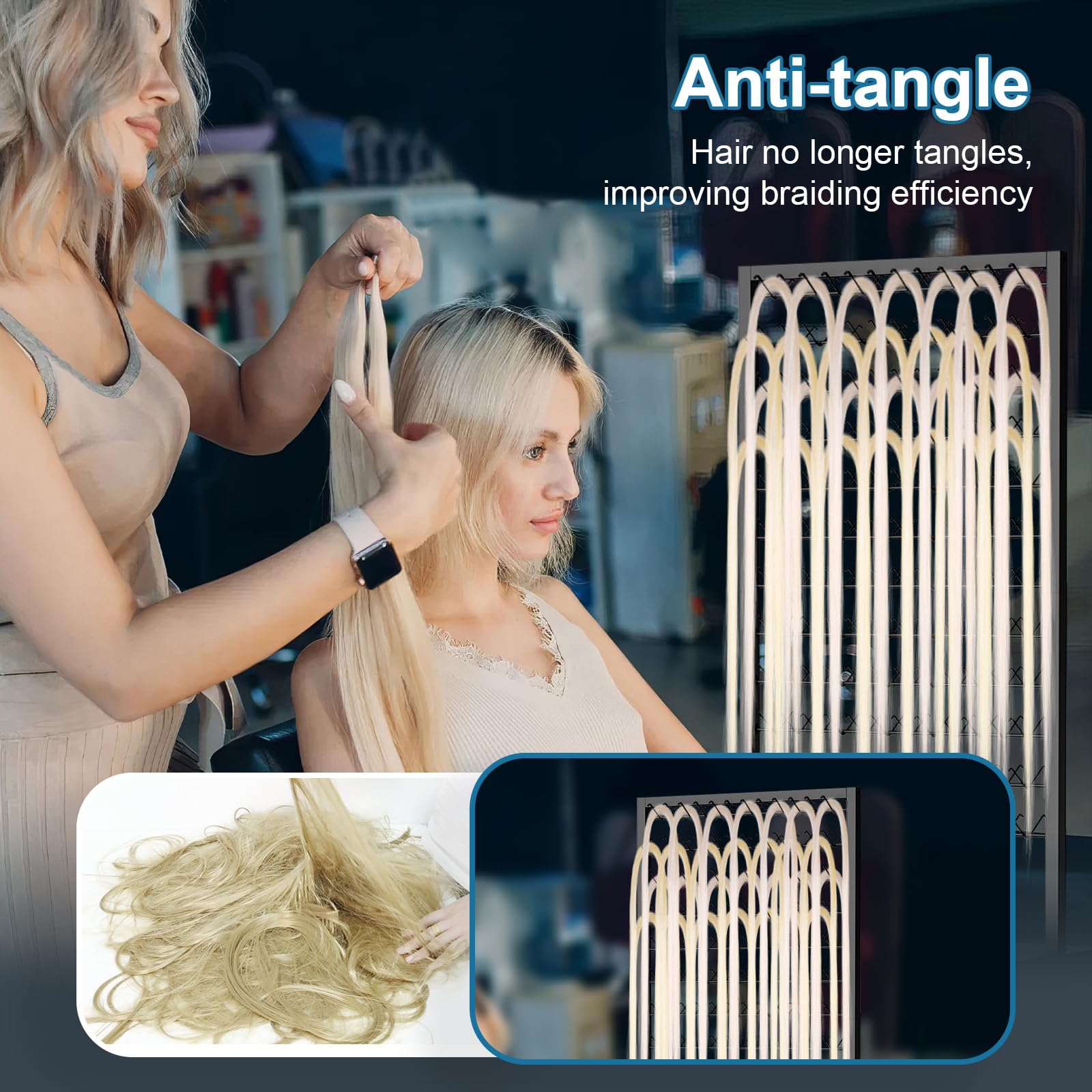 XINTUO tiroirs spacieux pour accessoires et outils de coiffure à portée de main