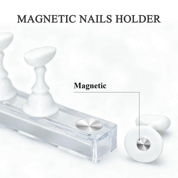 Base transparente XIRON para práctica de uñas con superficie lisa.