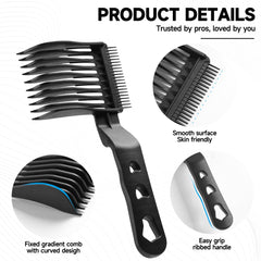 Xisilin peine barbero ergonomico cómodo para sesiones largas.