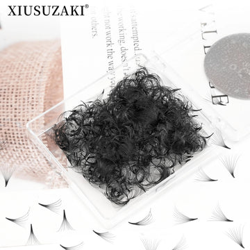 XIUSUZAKI D-curl premade lashes for lasting curl.