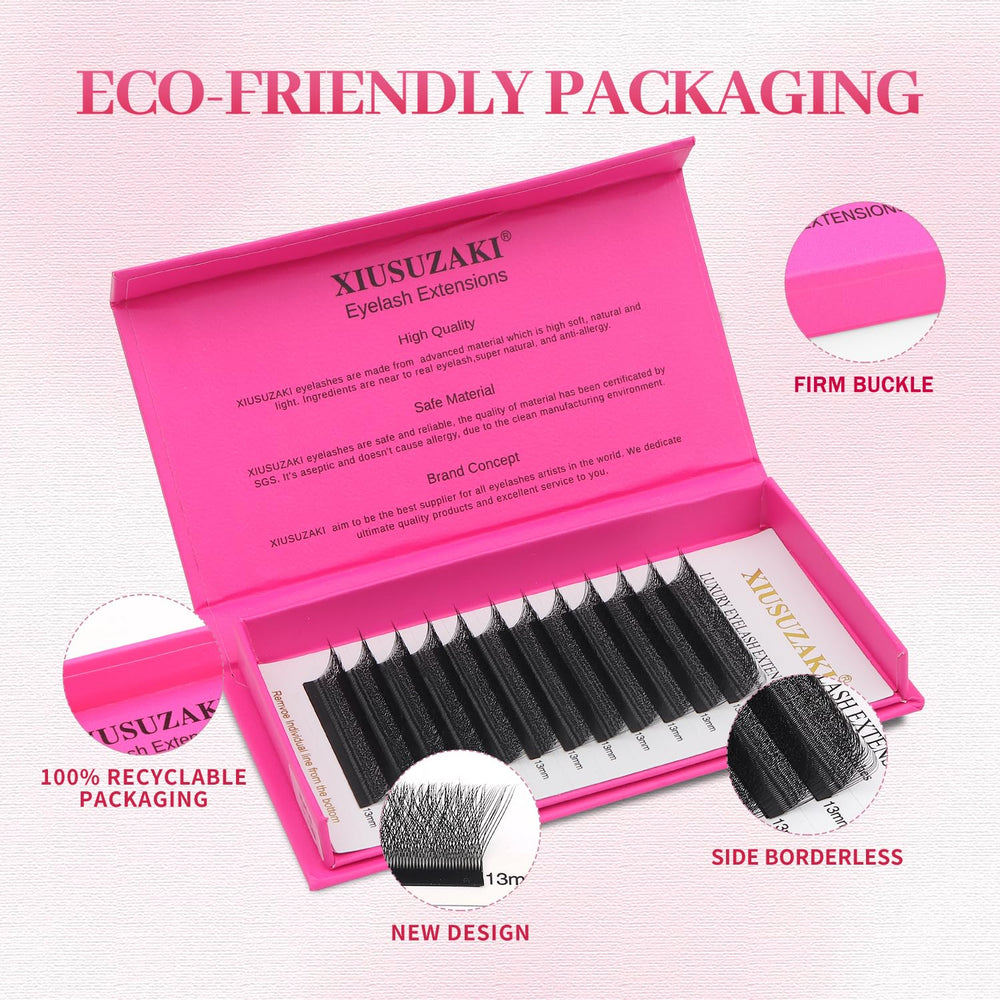 XIUSUZAKI YY lashes tray 0.07mm for easy fan formation