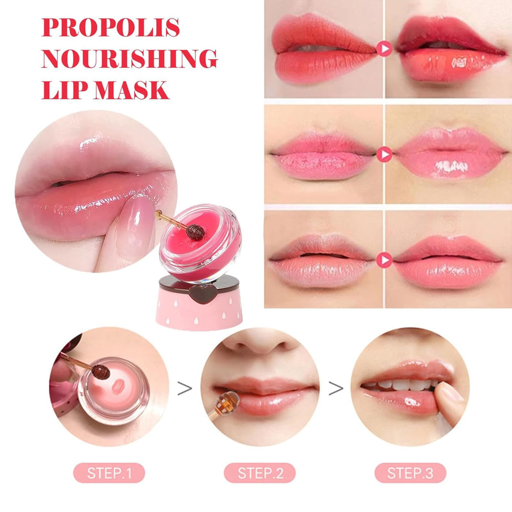 Cuidado de labios para día y noche con Xiuxixu, hidratación duradera.