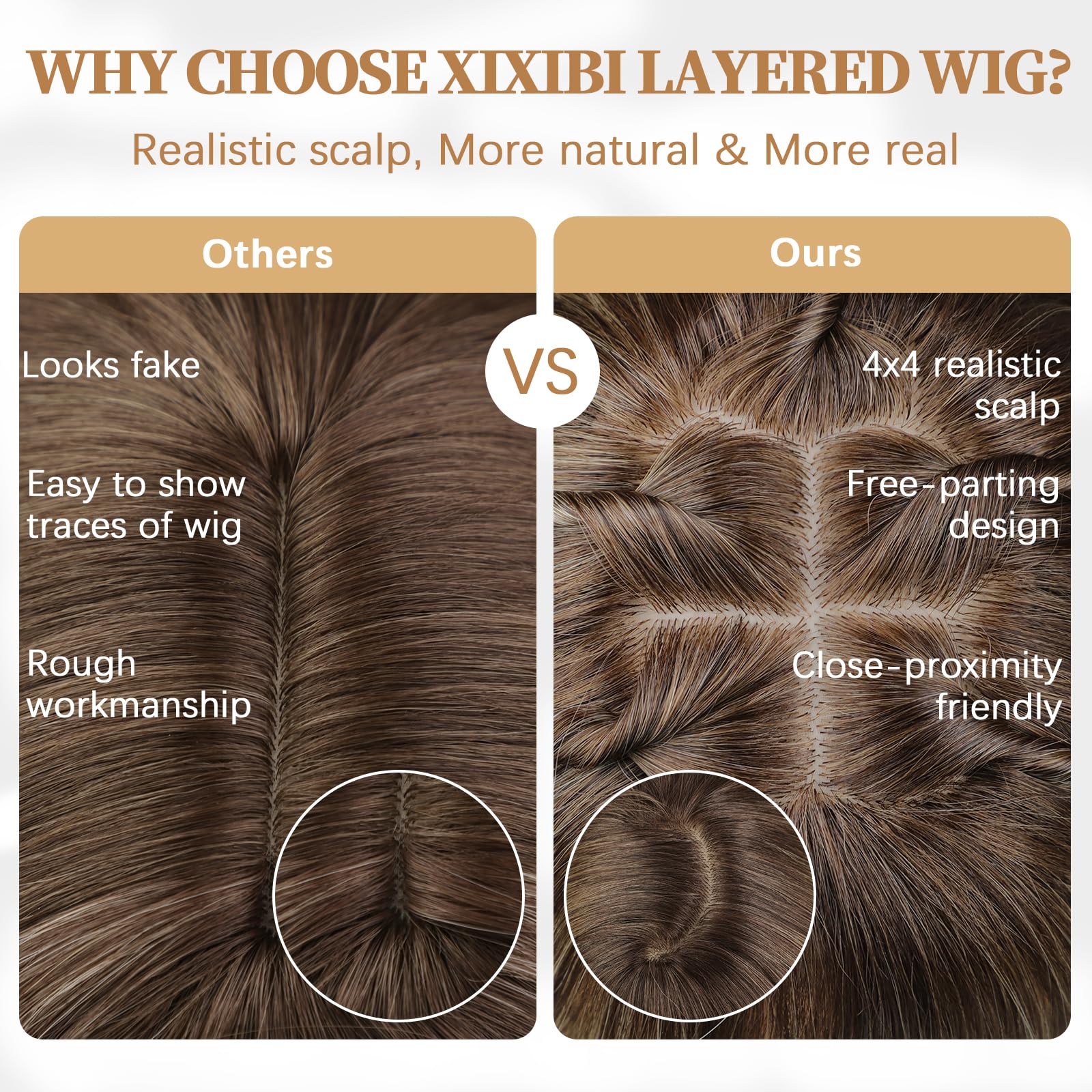 XIXIBI color rubio con raíz gradiente para look realista.