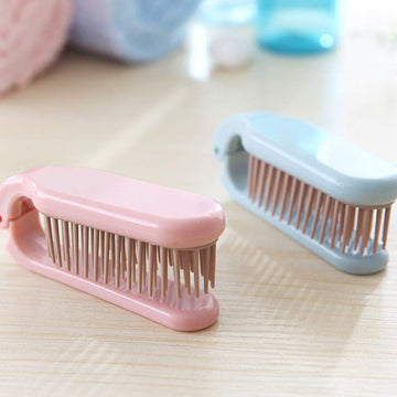 Cepillo XIXILINRUIYUN anti-nudos para cabello liso y rizado en viaje.