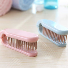 Cepillo XIXILINRUIYUN anti-nudos para cabello liso y rizado en viaje.
