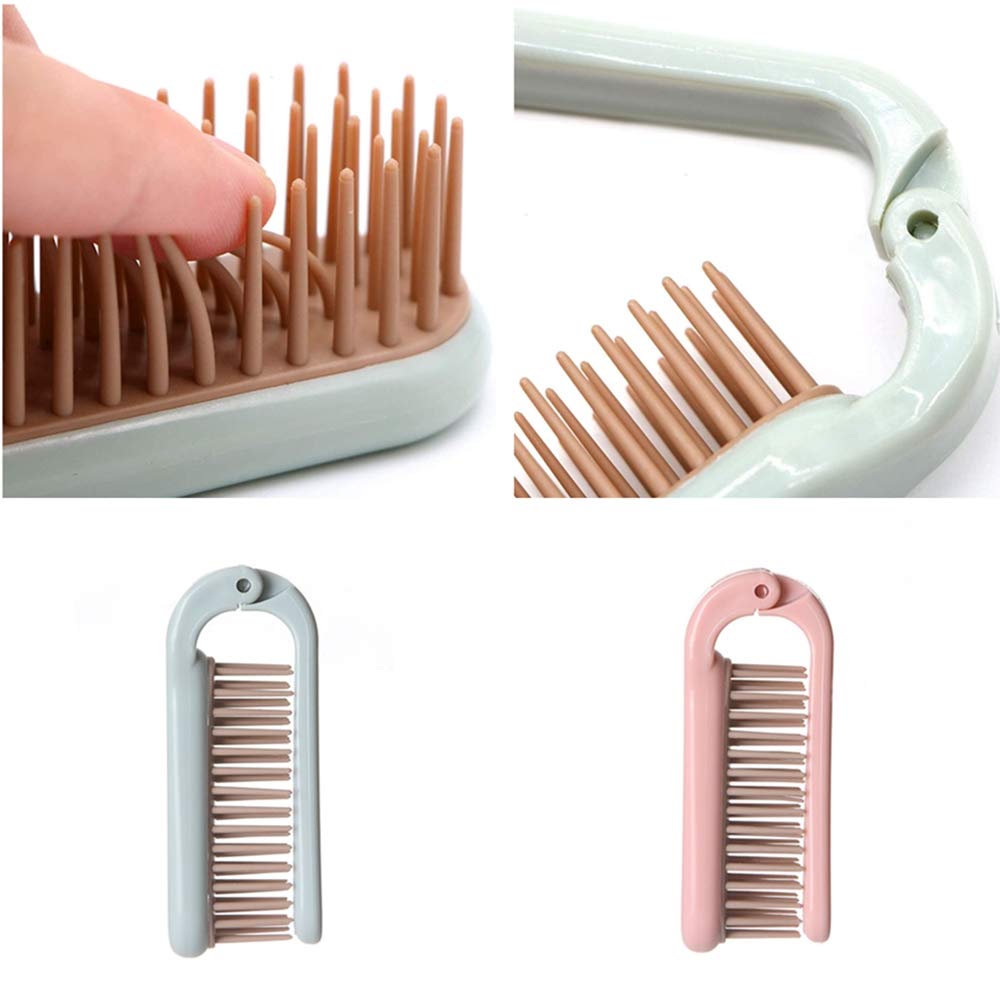 Cepillo compacto XIXILINRUIYUN para bolso, diseño ergonómico y práctico.
