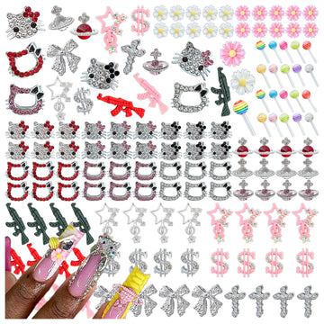 XIYONALI charm de gato para uñas, añade estilo único.