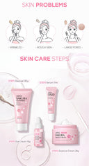 XJBD Travel Skincare Kit Sakura: essence ligero para hidratación rápida durante viajes
