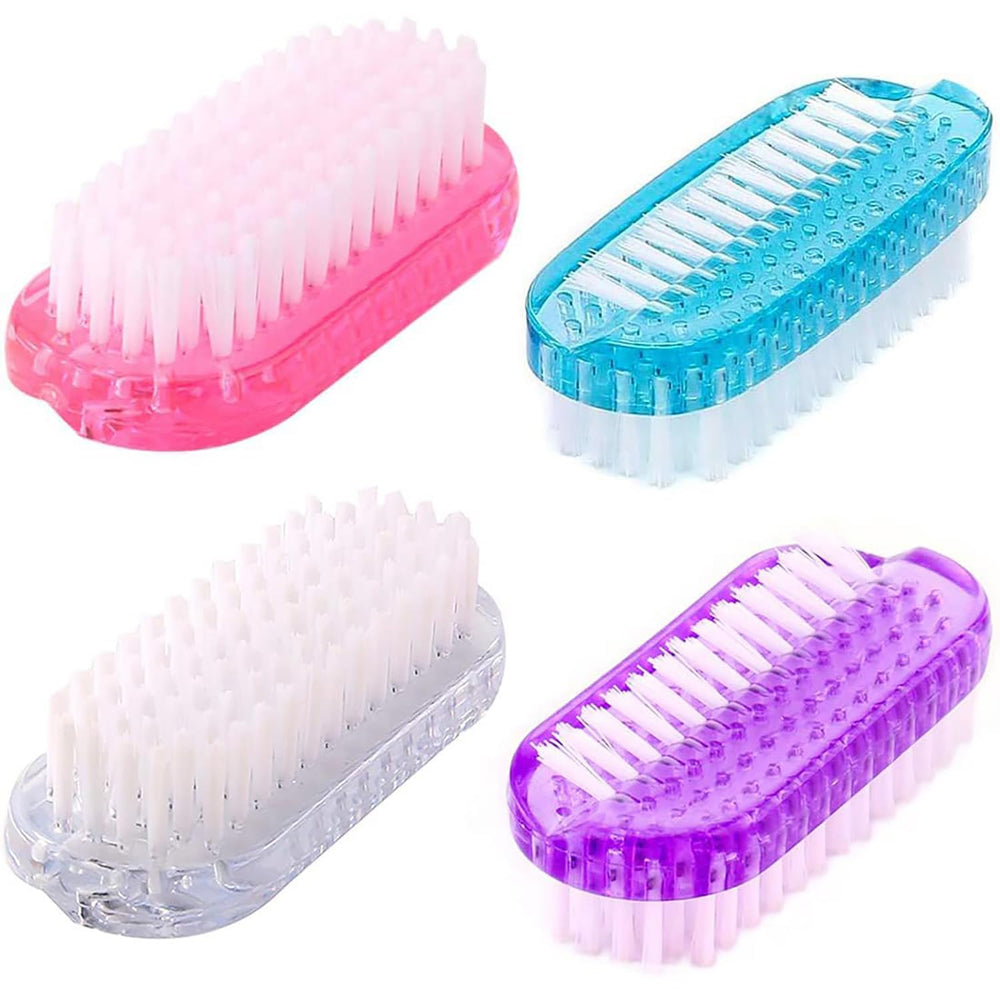 Cepillo de uñas Xjinmin dos caras, frente para limpieza profunda de uñas.