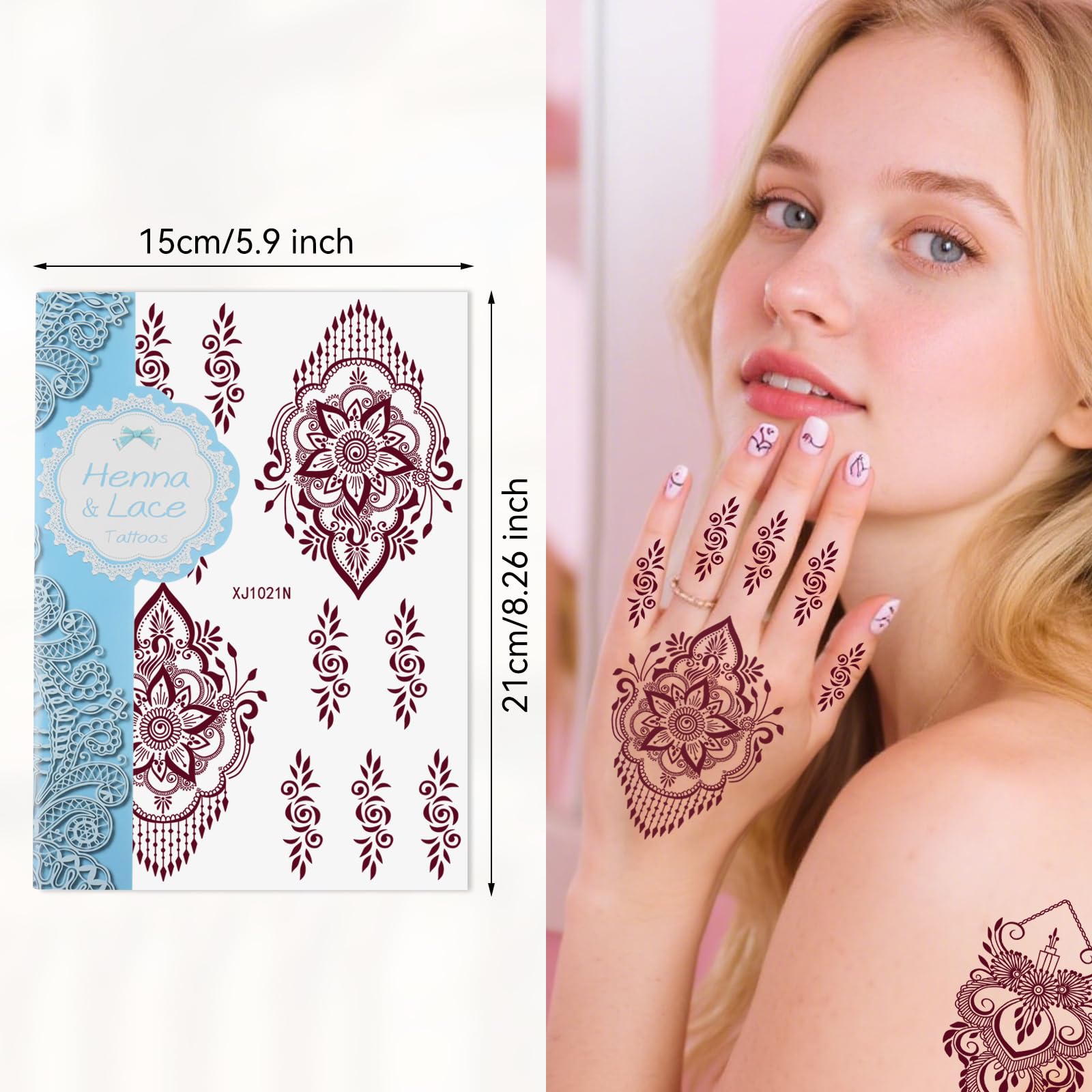 Xmasir tatuajes temporales para eventos, ideas para fiestas.
