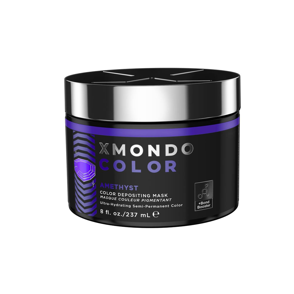 XMONDO Amatista mascarilla depósito color para cabello luminoso.