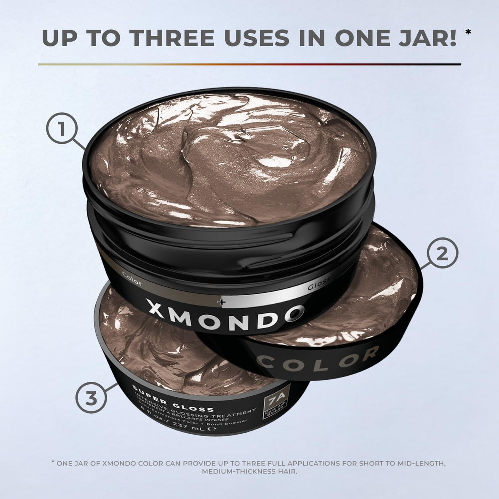 XMONDO Color Dark Ash Blonde reflets dorés et neutralisation du jaune.