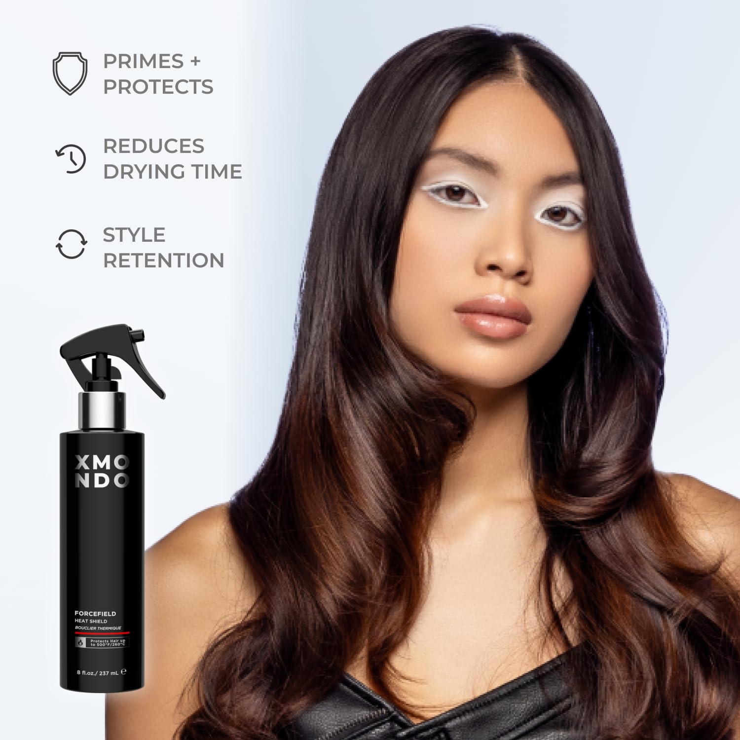 XMONDO Hair Forcefield – protección contra calor durante el uso de plancha